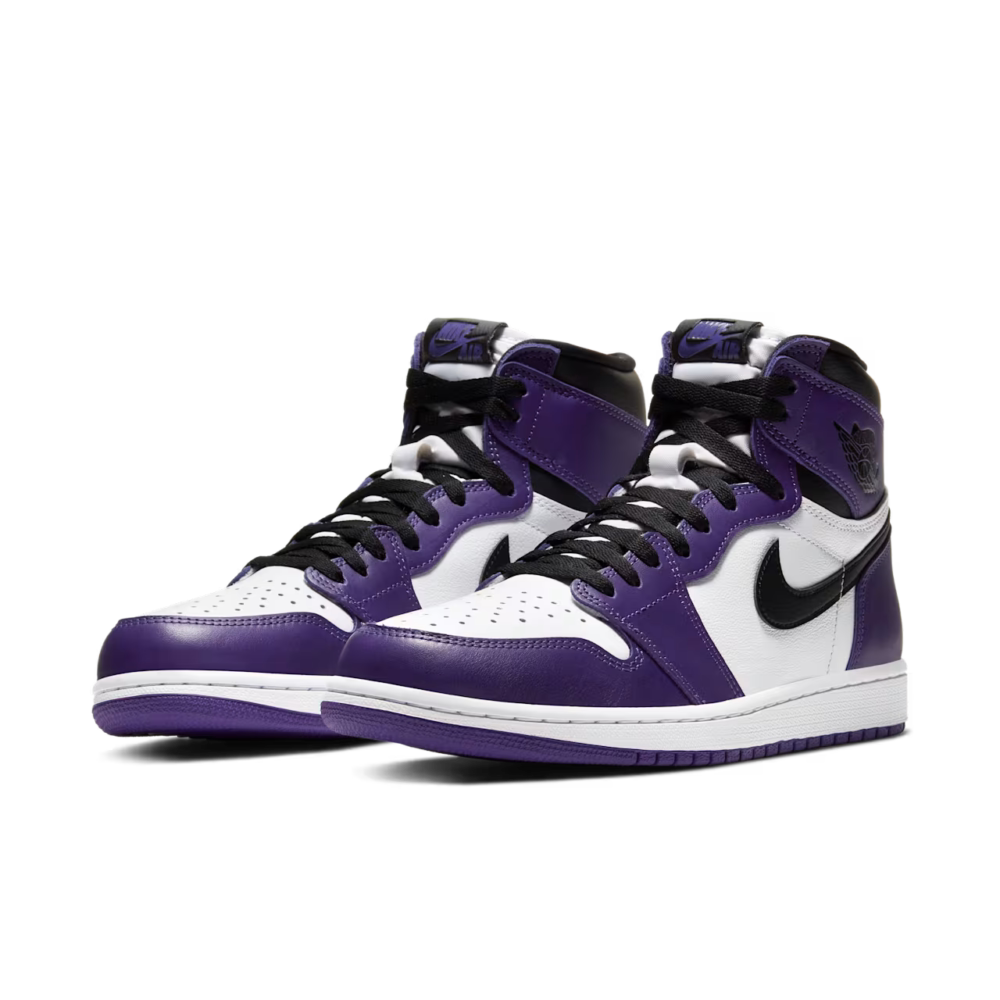JORDAN 1 RETRO HIGH COURT PURPLE WHITE
