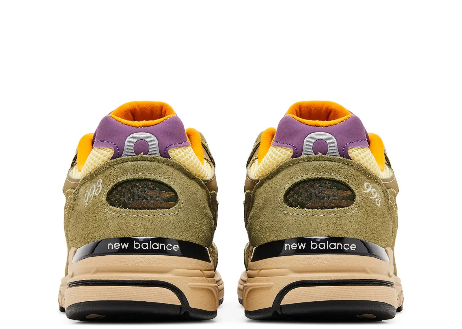 NEW BALANCE 993 MIUSA TEDDY SANTIS OLIVE LEAF MAIZE