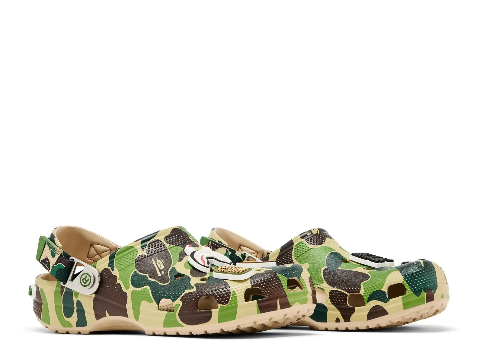 CROCS CLASSIC CLOG A BATHING APE ABC CAMO GREEN