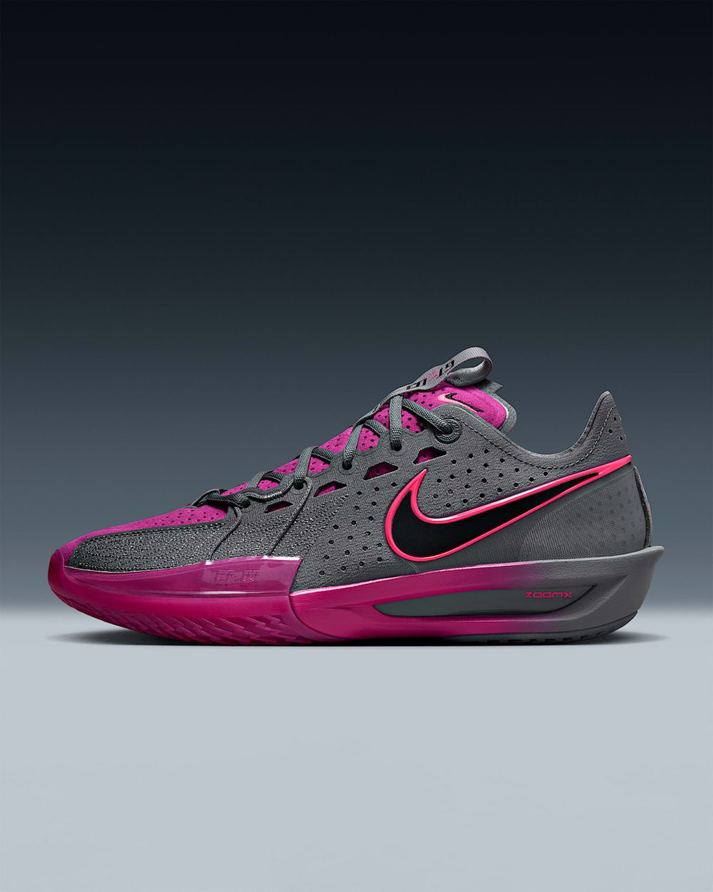 NİKE G.T. CUT 3 SMOKE GREY/HOT FUCHSIA