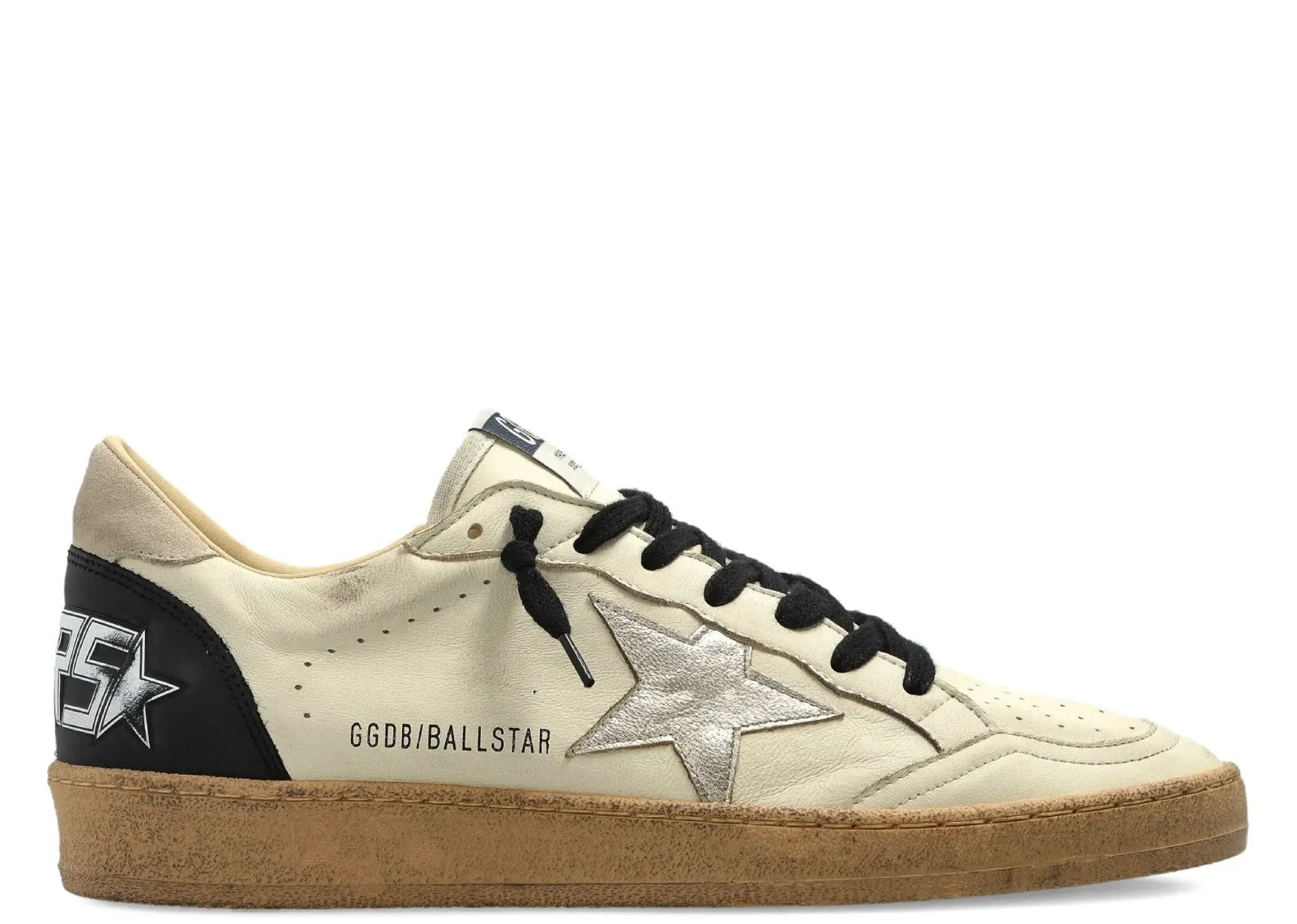 GOLDEN GOOSE BALL-STAR LIGHT BEIGE LEATHER