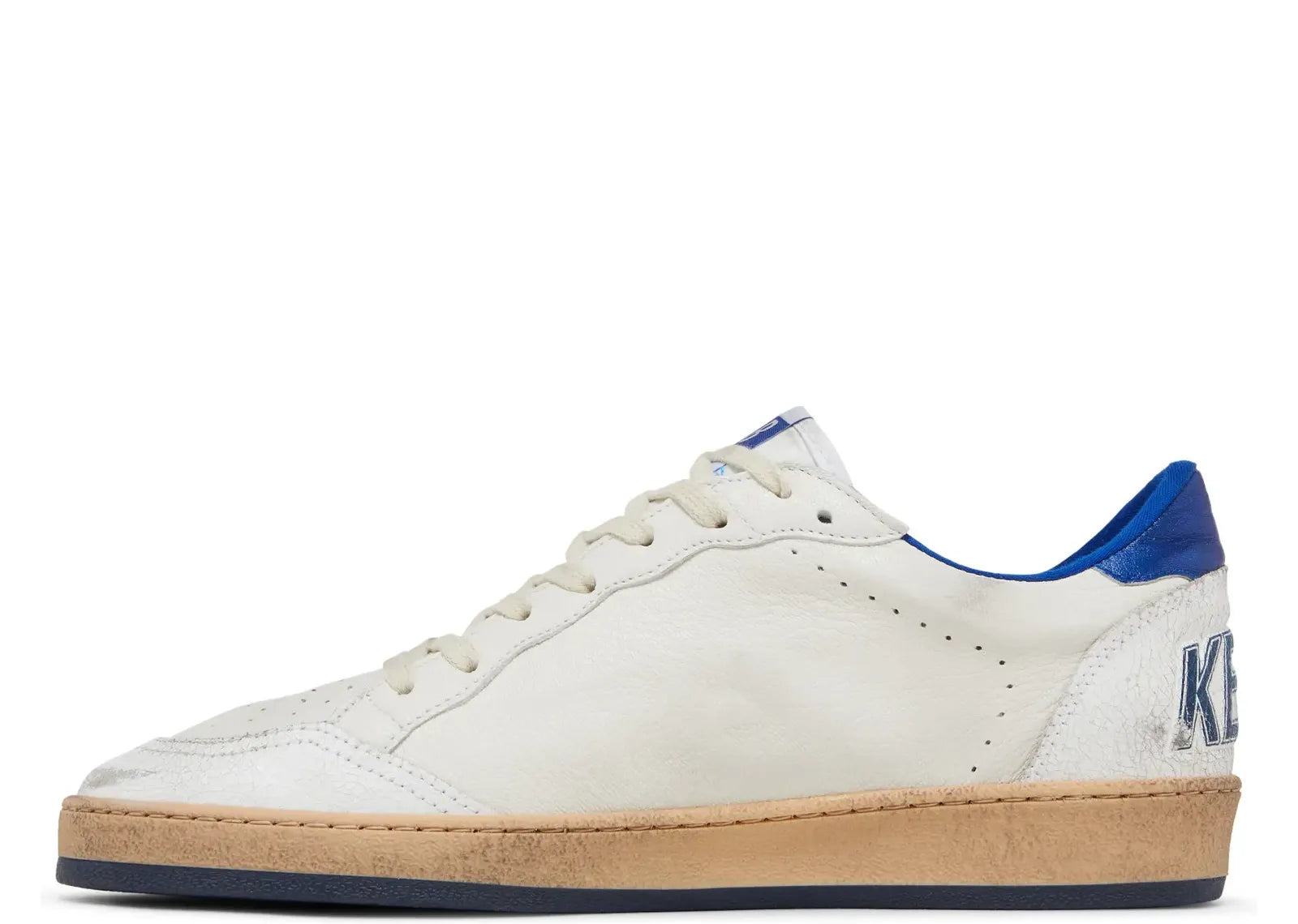 GOLDEN GOOSE BALL-STAR WHITE BLUE