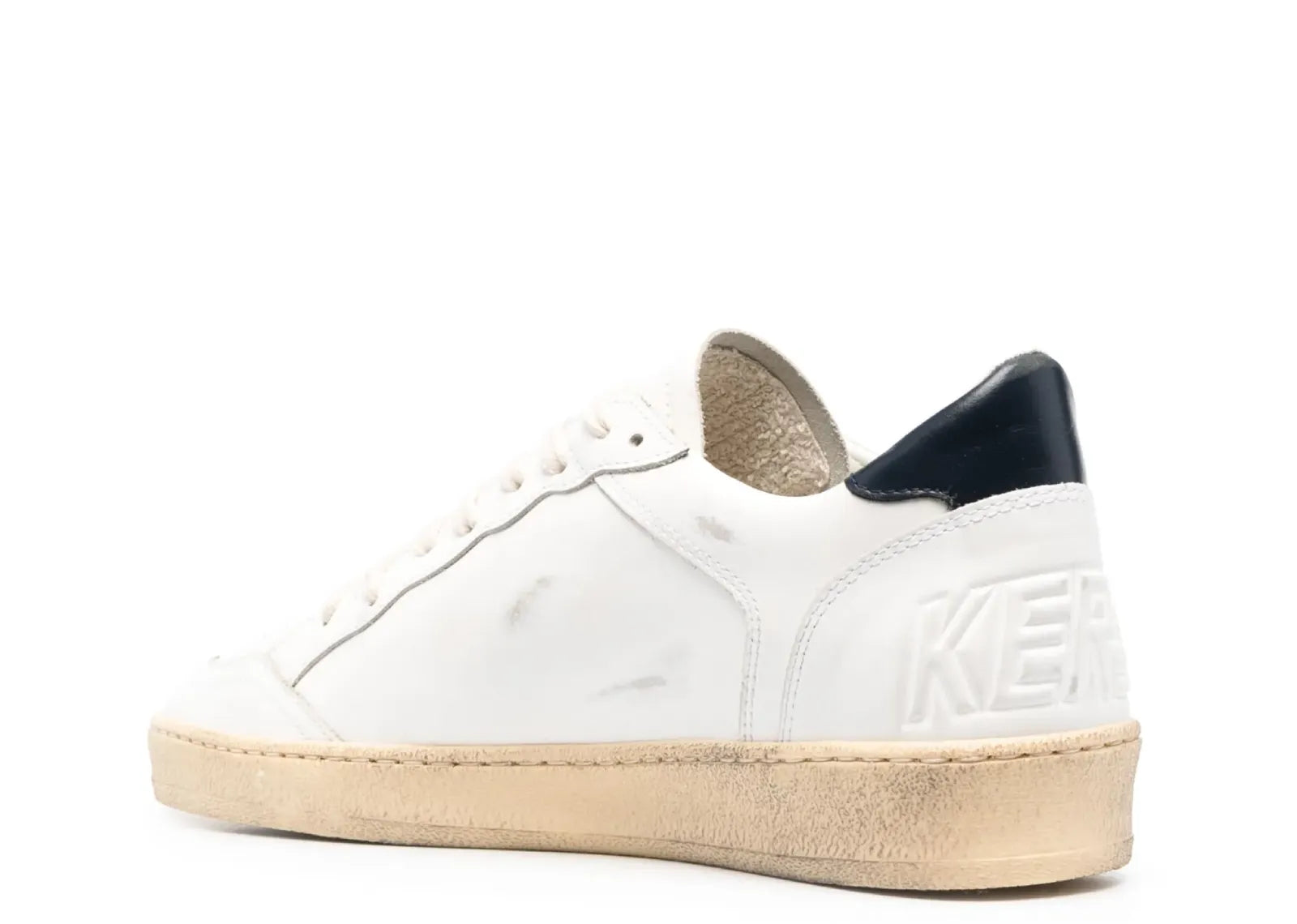 GOLDEN GOOSE BALL-STAR WHITE LEATHER