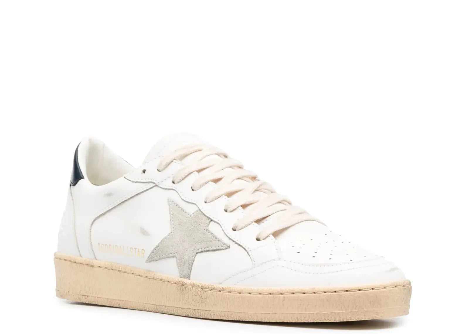 GOLDEN GOOSE BALL-STAR WHITE LEATHER