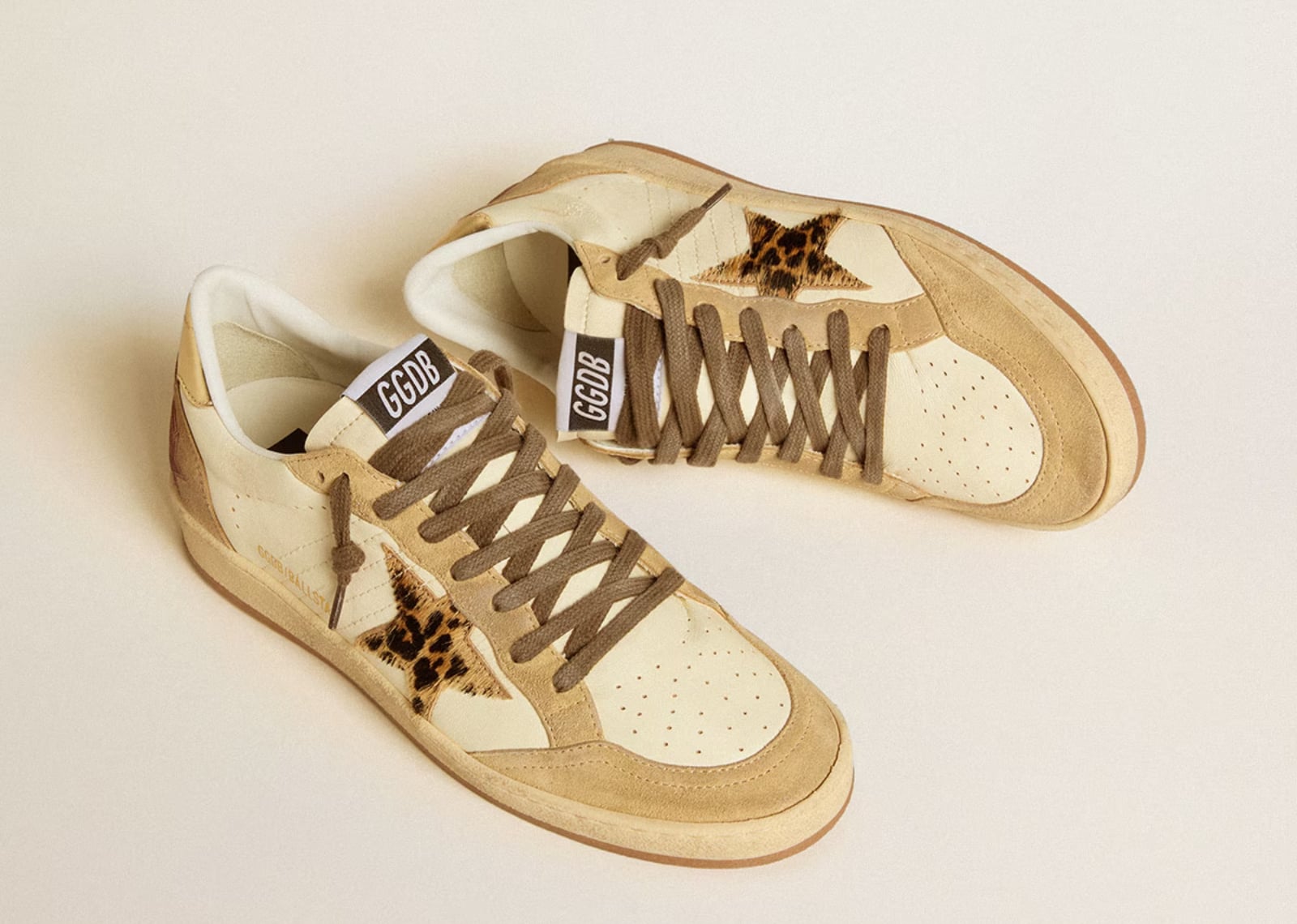 GOLDEN GOOSE BALL-STAR WHITE NAPPA SUEDE (W)