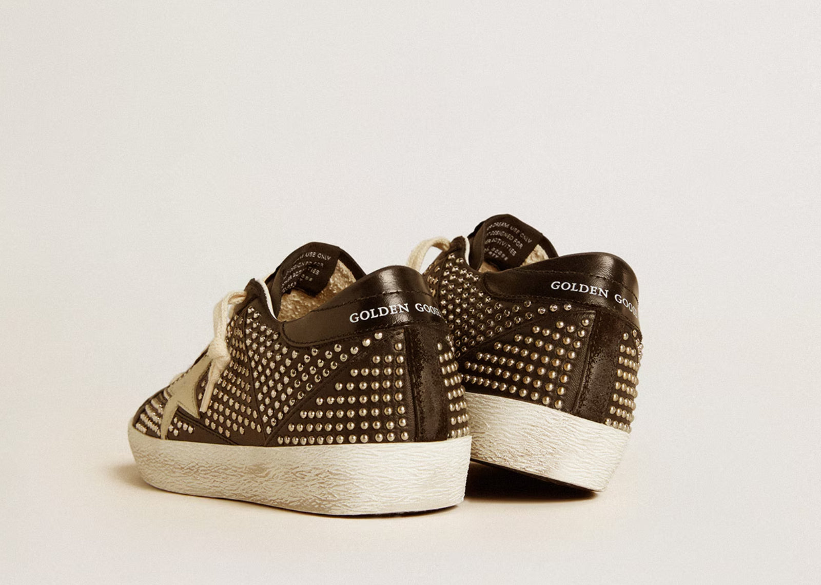 GOLDEN GOOSE SUPER-STAR BLACK NAPPA SILVER (W)