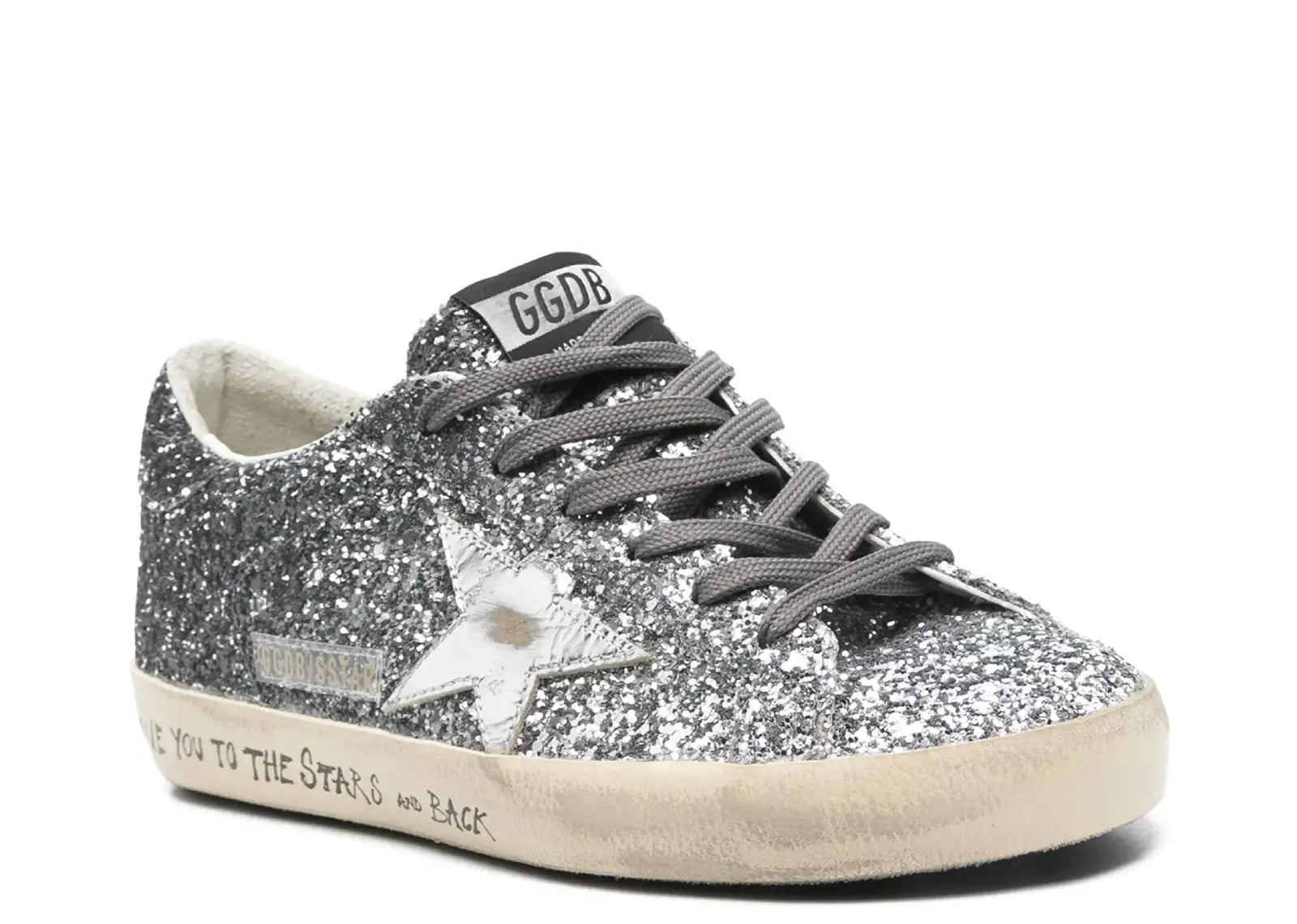 GOLDEN GOOSE SUPER-STAR GLITTER LOVE YOU TO THE STARS AND BACK (W)