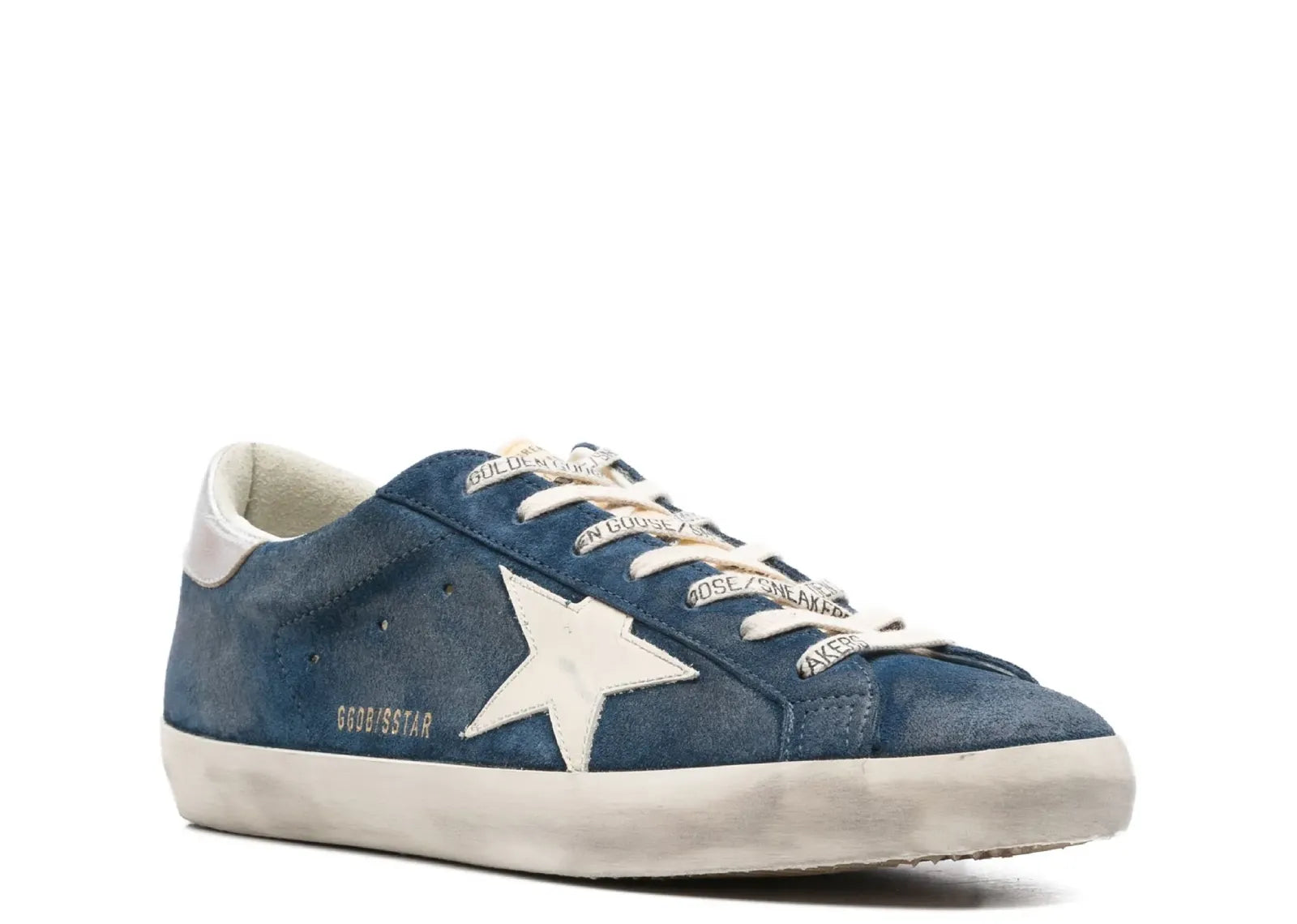 GOLDEN GOOSE SUPER-STAR INDIGO LEATHER