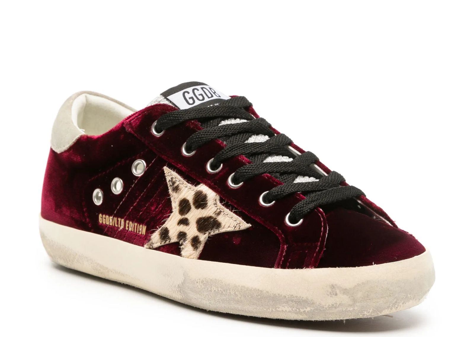 GOLDEN GOOSE SUPER-STAR RUBY RED VELVET (W)