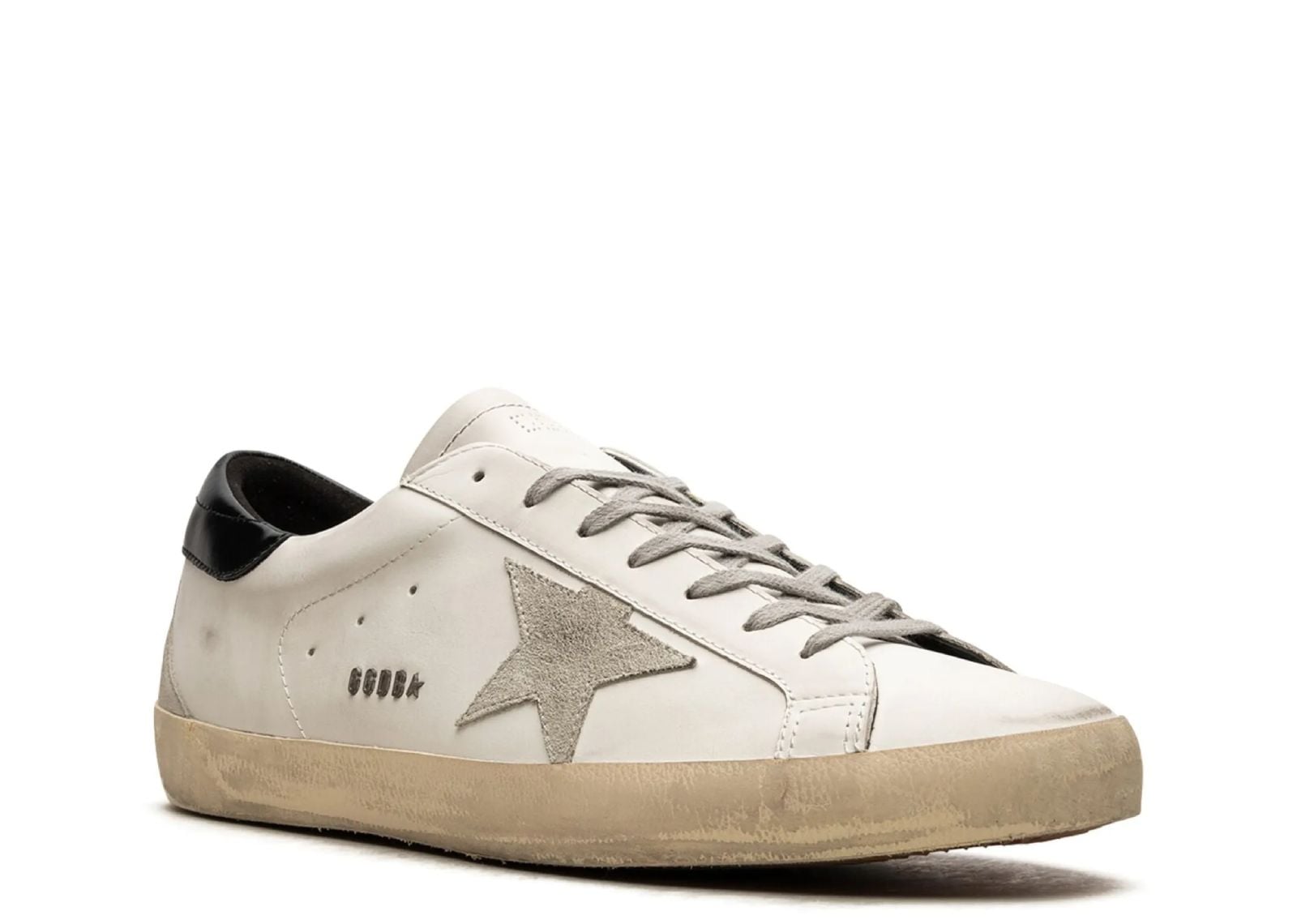 GOLDEN GOOSE SUPER-STAR WHITE BLACK