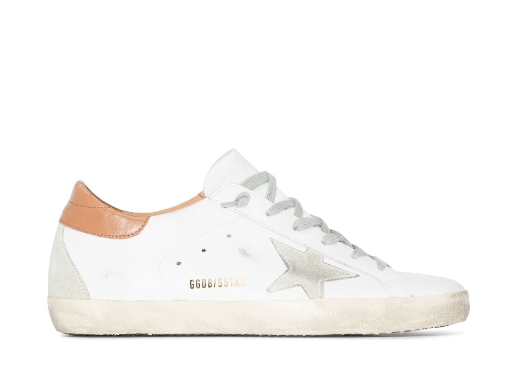 GOLDEN GOOSE SUPER-STAR WHITE TAN (W)