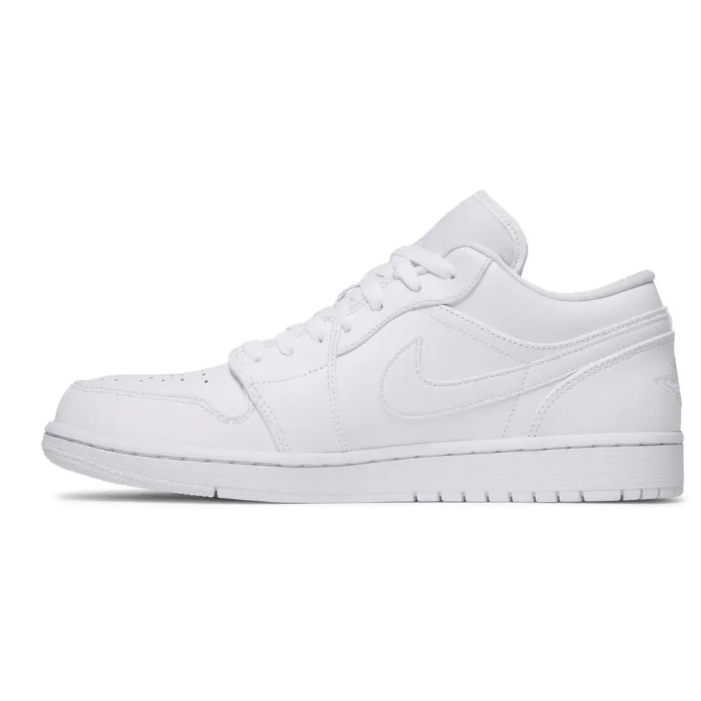 JORDAN 1 LOW TRIPLE WHITE