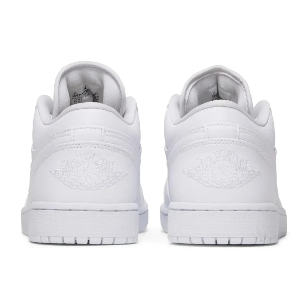 JORDAN 1 LOW TRIPLE WHITE