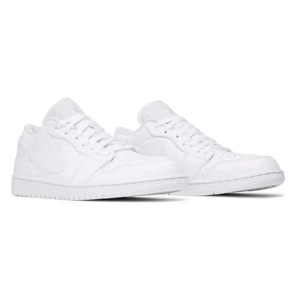 JORDAN 1 LOW TRIPLE WHITE