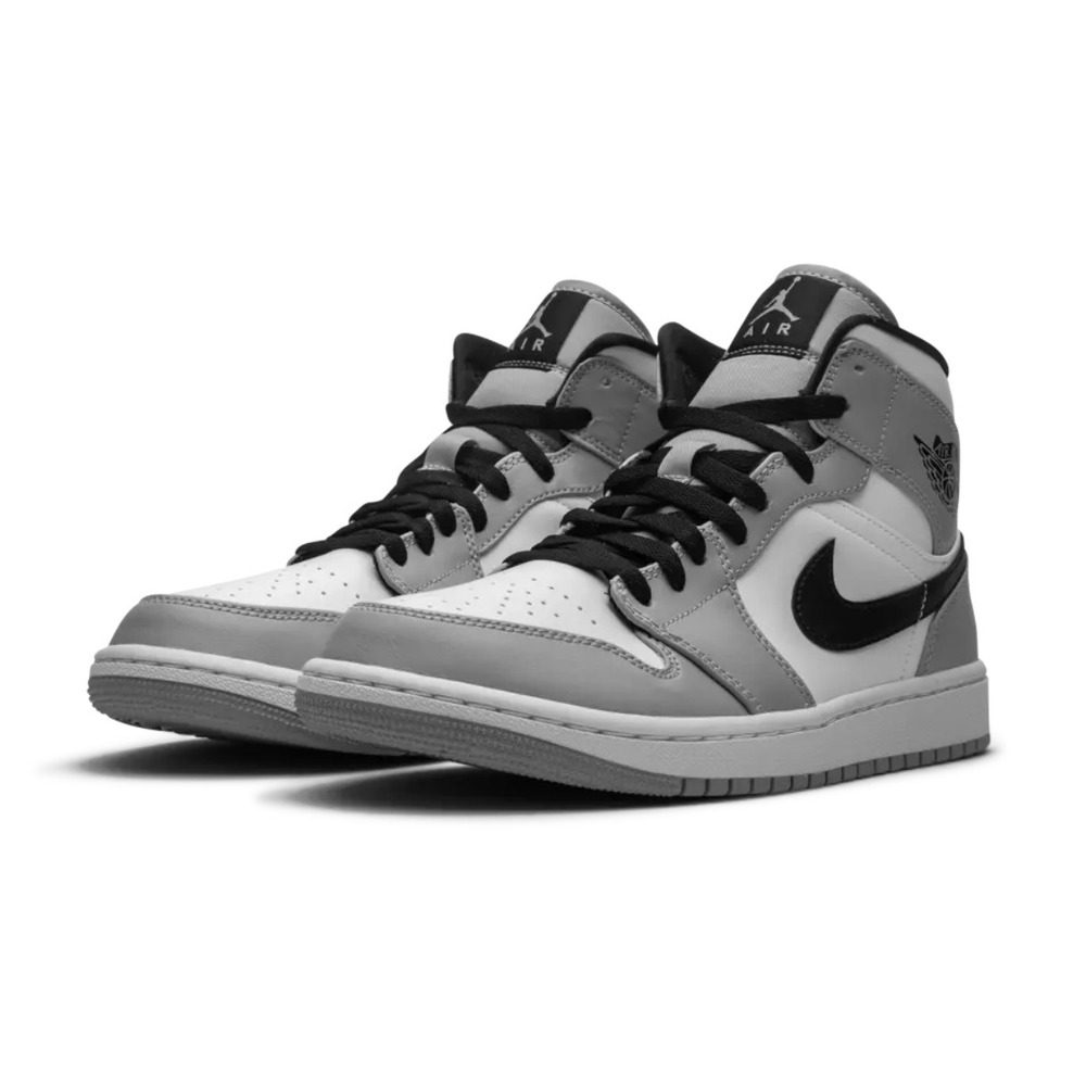 JORDAN 1 MID LIGHT SMOKE GREY
