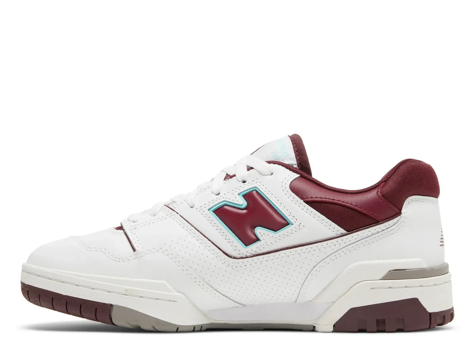 NEW BALANCE 550 BURGUNDY CYAN