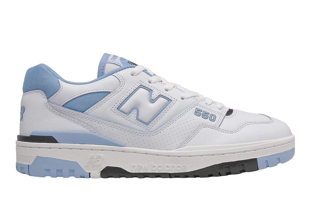NEW BALANCE 550 UNC WHITE UNIVERSITY BLUE