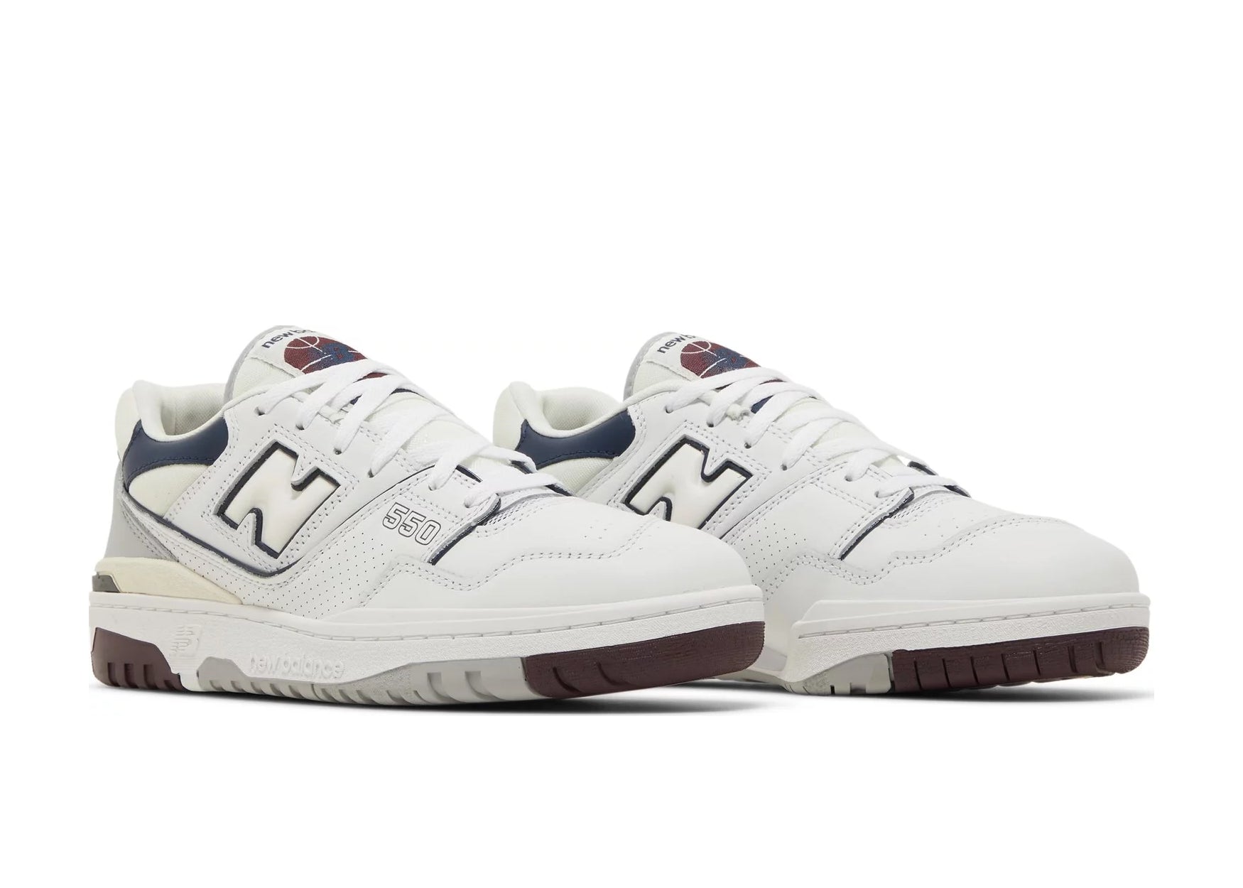 NEW BALANCE 550 WHITE NATURAL INDIGO BURGUNDY