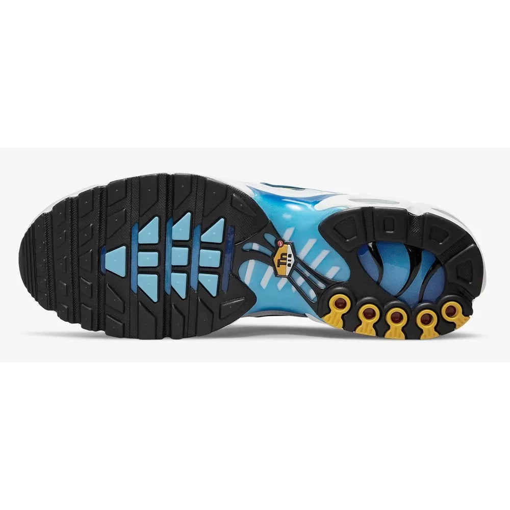 NİKE AIR MAX PLUS SPRAY PAINT SWOOSH WHITE BLUE