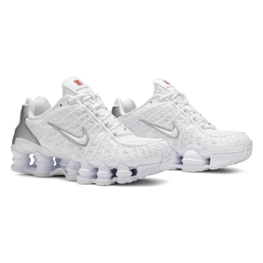 NİKE SHOX TL WHITE METALLIC SILVER