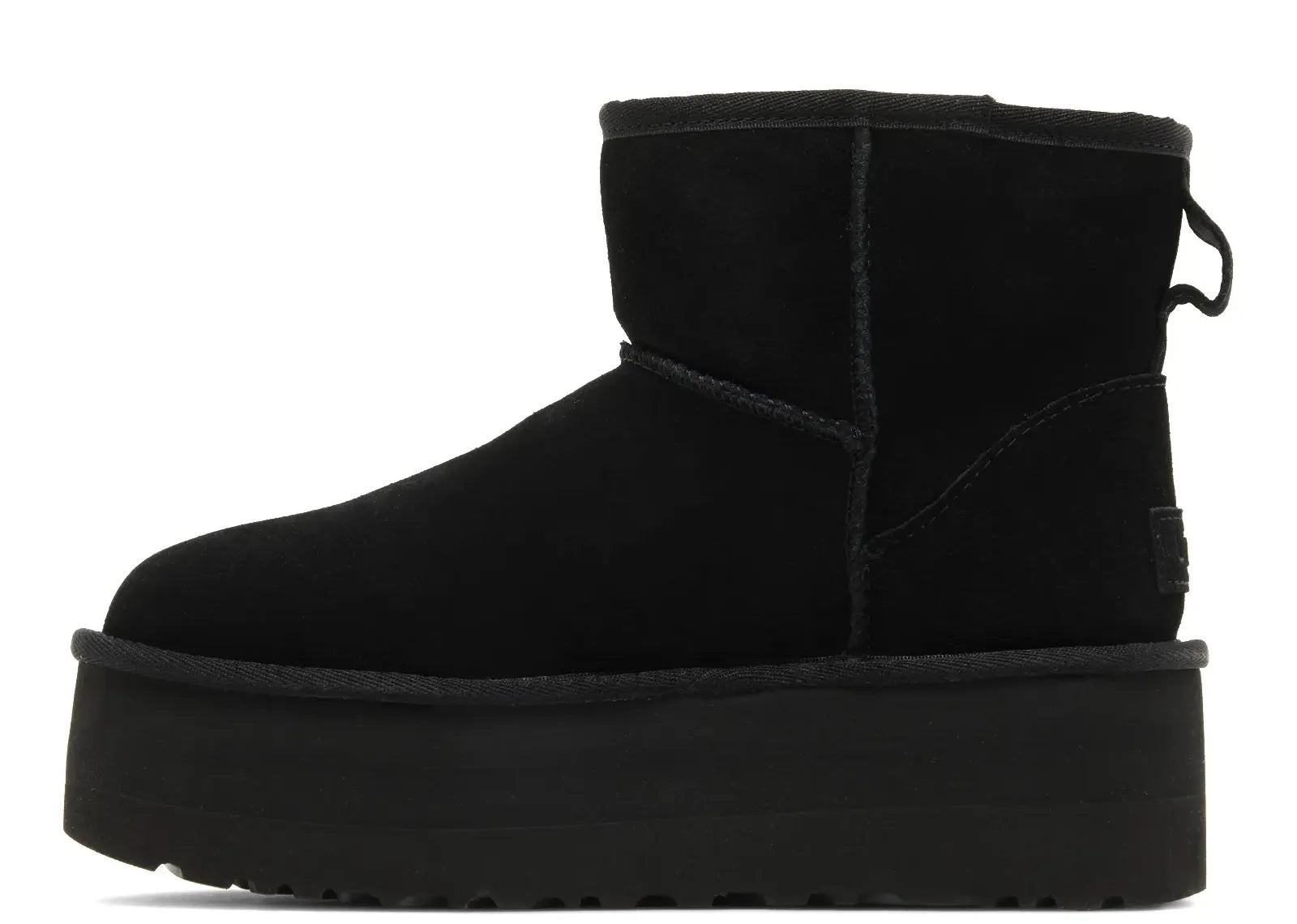 UGG CLASSIC MINI PLATFORM BOOT BLACK (W)