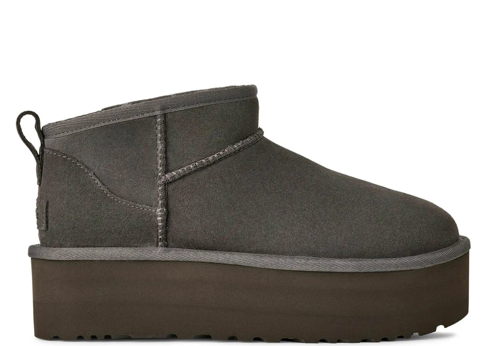 UGG CLASSIC ULTRA MINI PLATFORM BOOT CHARCOAL (W)