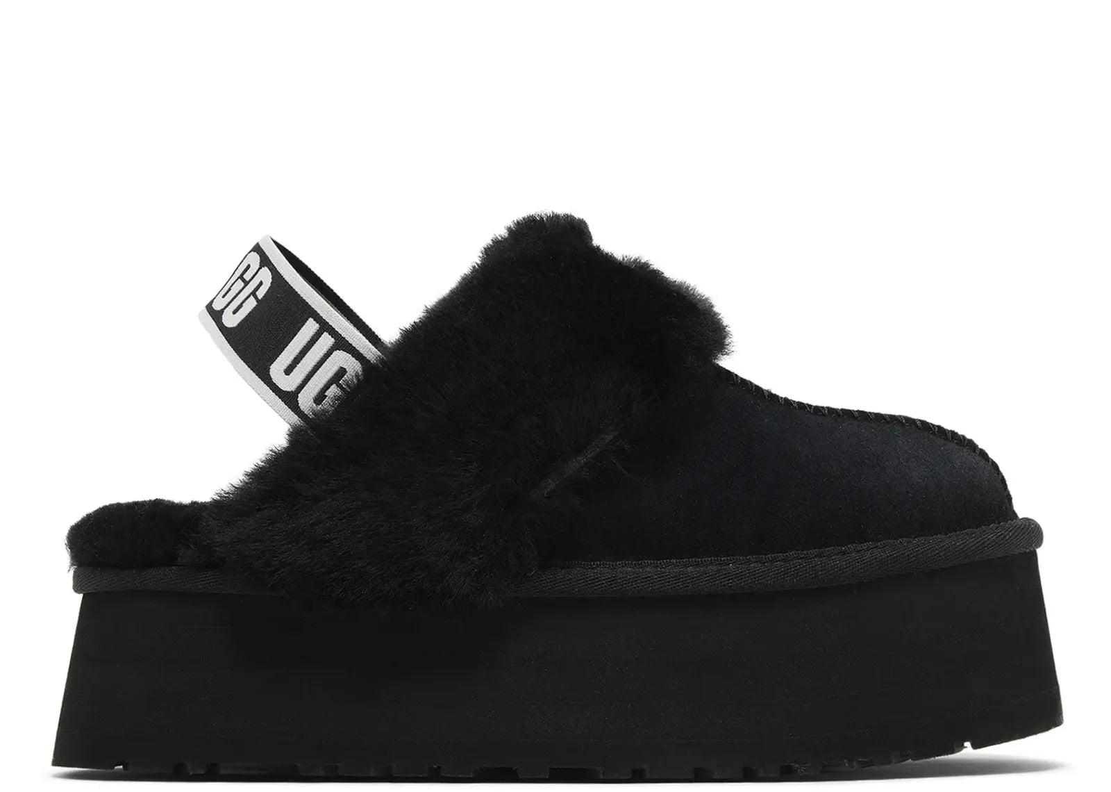 UGG FUNKETTE SLIPPER BLACK (W)