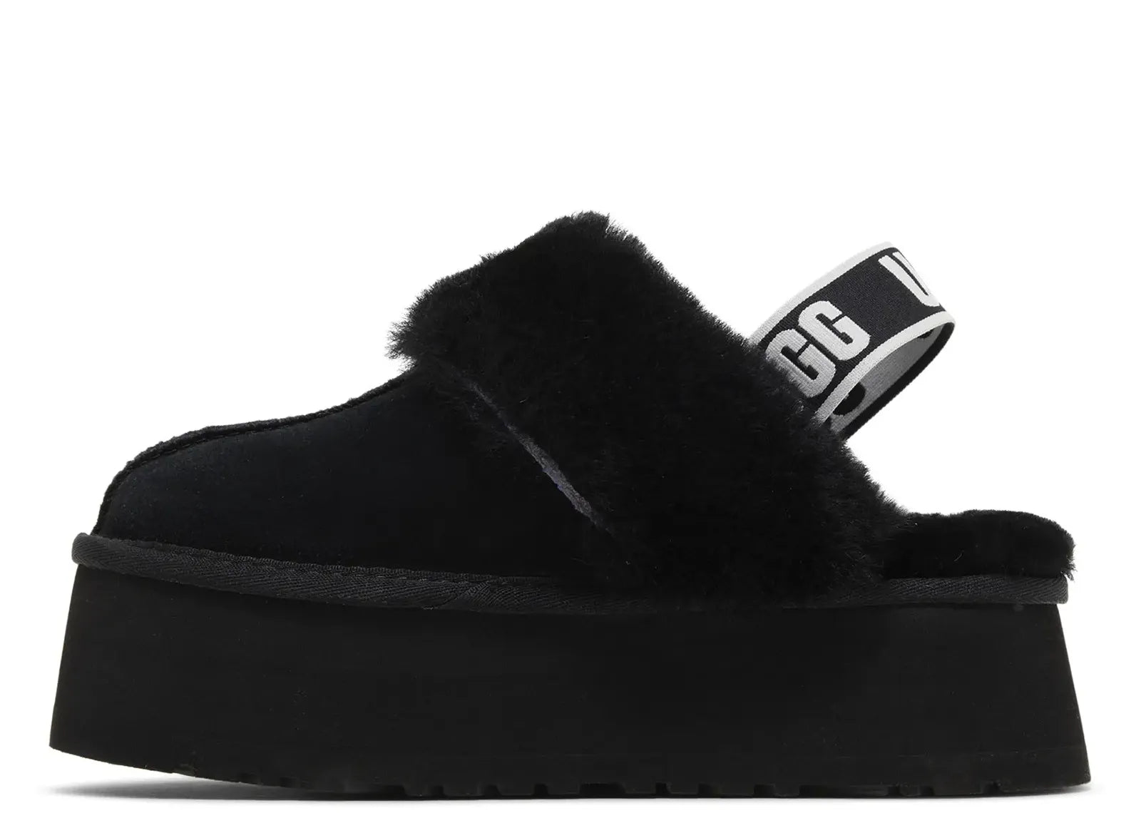 UGG FUNKETTE SLIPPER BLACK (W)