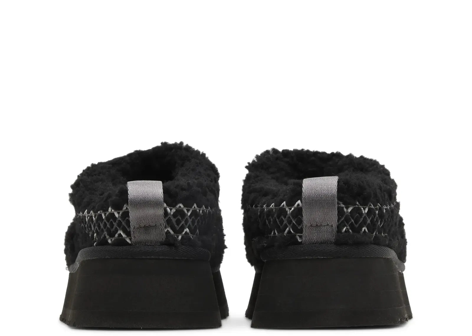 UGG TAzz SLIPPER HERITAGE BRAID BLACK (W)