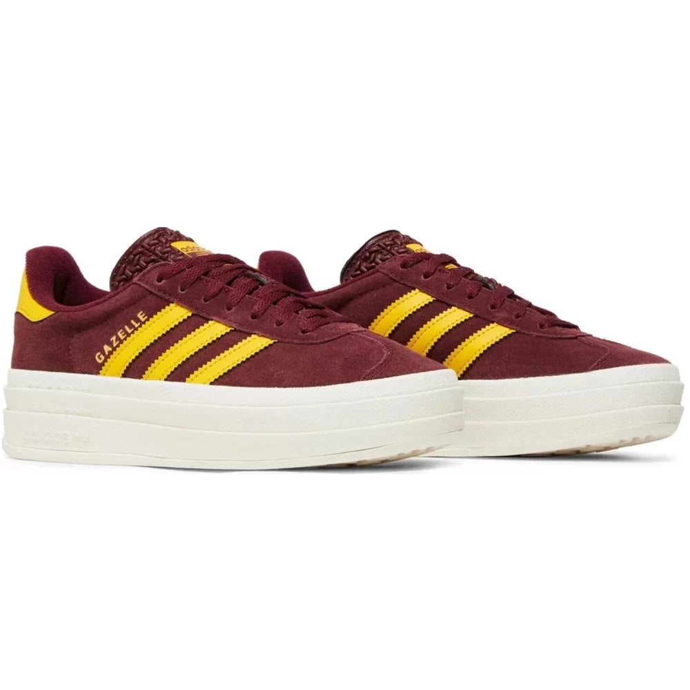 ADIDAS GAZELLE BOLD SHADOW RED BOLD GOLD