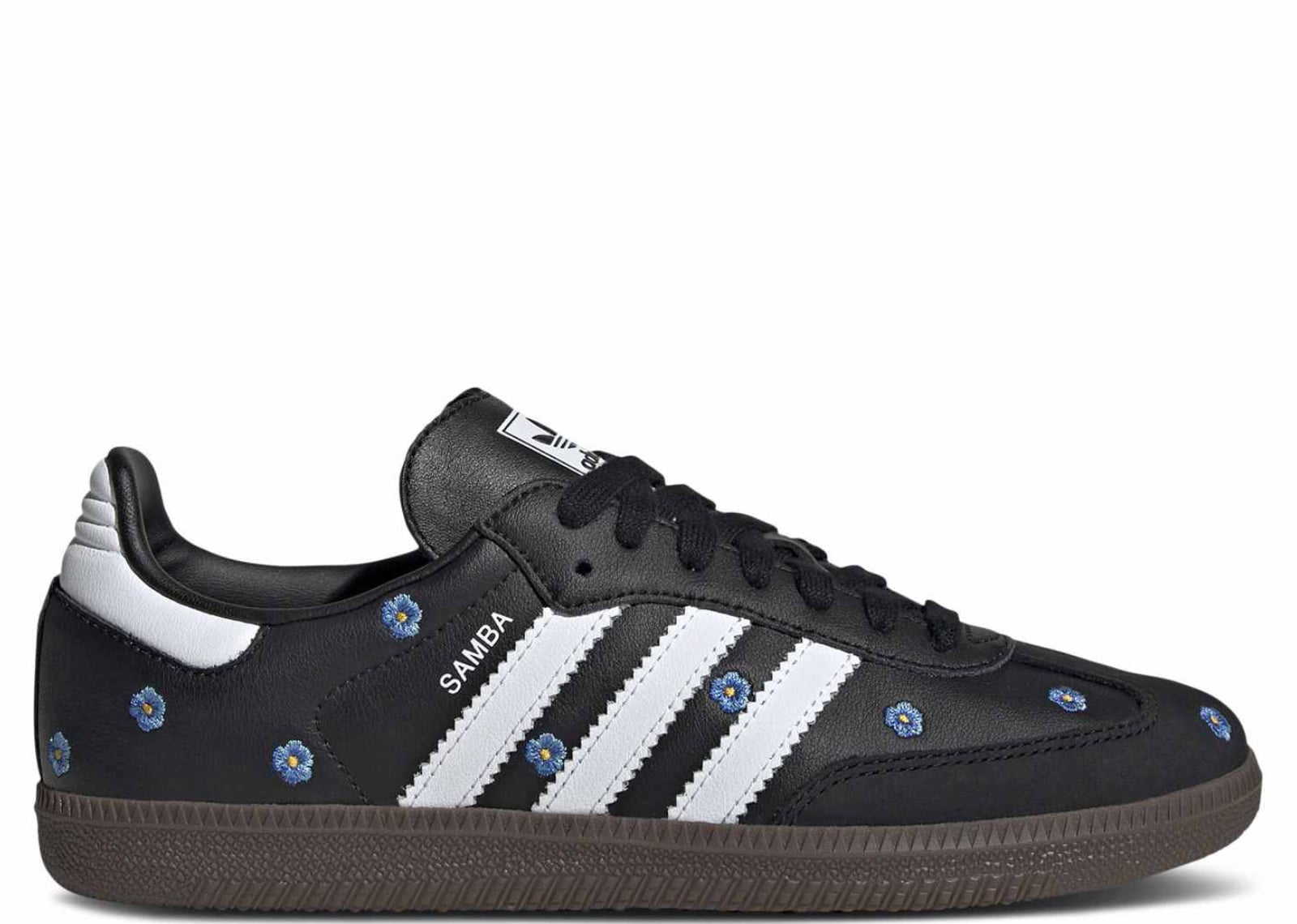 ADIDAS SAMBA LIGHT BLUE FLORAL CORE BLACK (W)