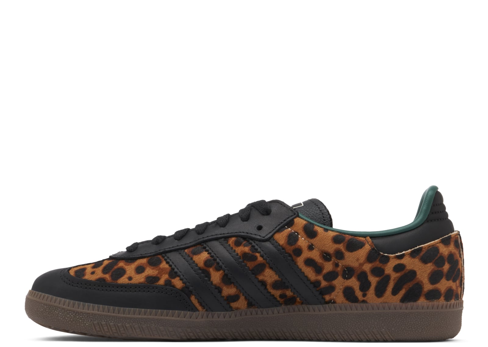 ADIDAS SAMBA OG BLACK GREEN LEOPARD (W)