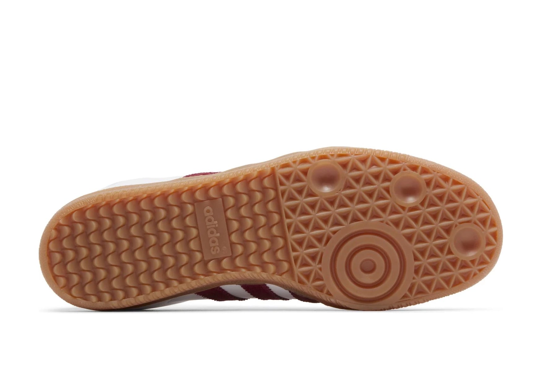 ADIDAS SAMBA SPORTY RICH WHITE COLLEGIATE BURGUNDY